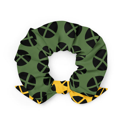 Rogue (Green/Yellow) Recycled Scrunchie