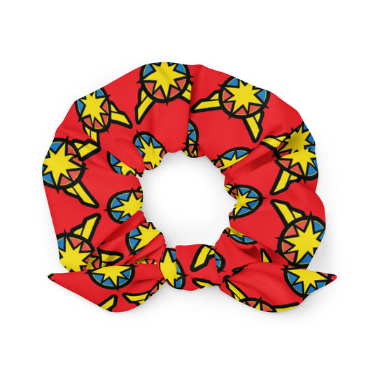 Captain Carol Danvers (Red) Recycled Scrunchie