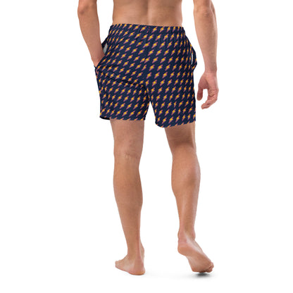 Intergalactic Lightning Bolts (Navy) Swim Trunks