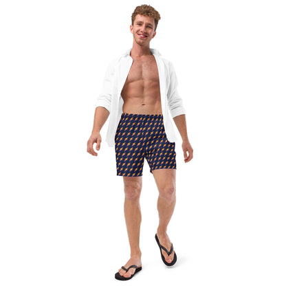 Intergalactic Lightning Bolts (Navy) Swim Trunks