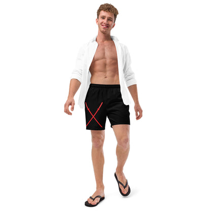 Deadpool Katanas (Black) Swim Trunks