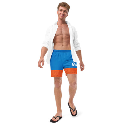 Fantastic Ben Grimm The Thing Costume Swim Trunks