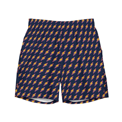 Intergalactic Lightning Bolts (Navy) Swim Trunks