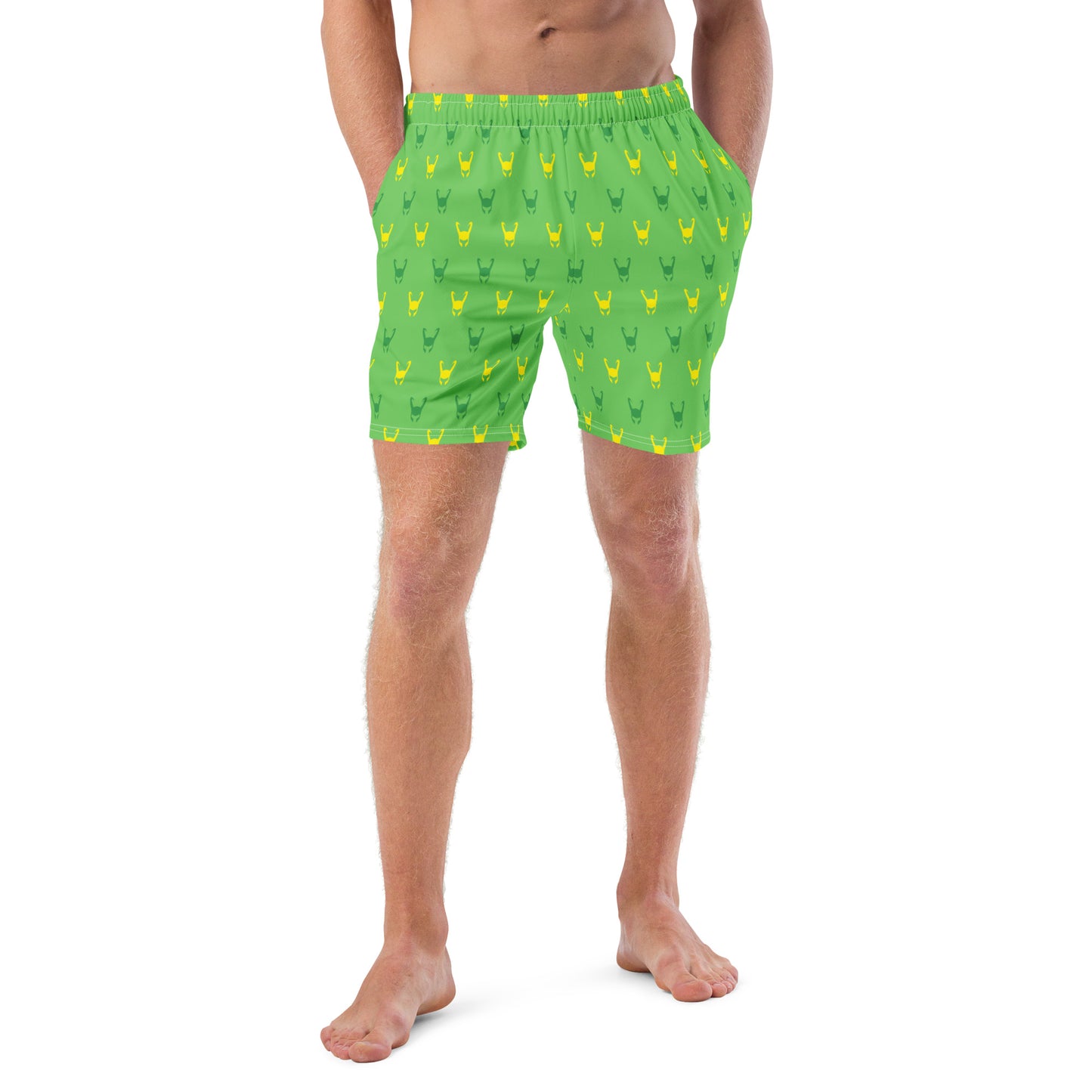 Loki Helmet (Green) Swim Trunks