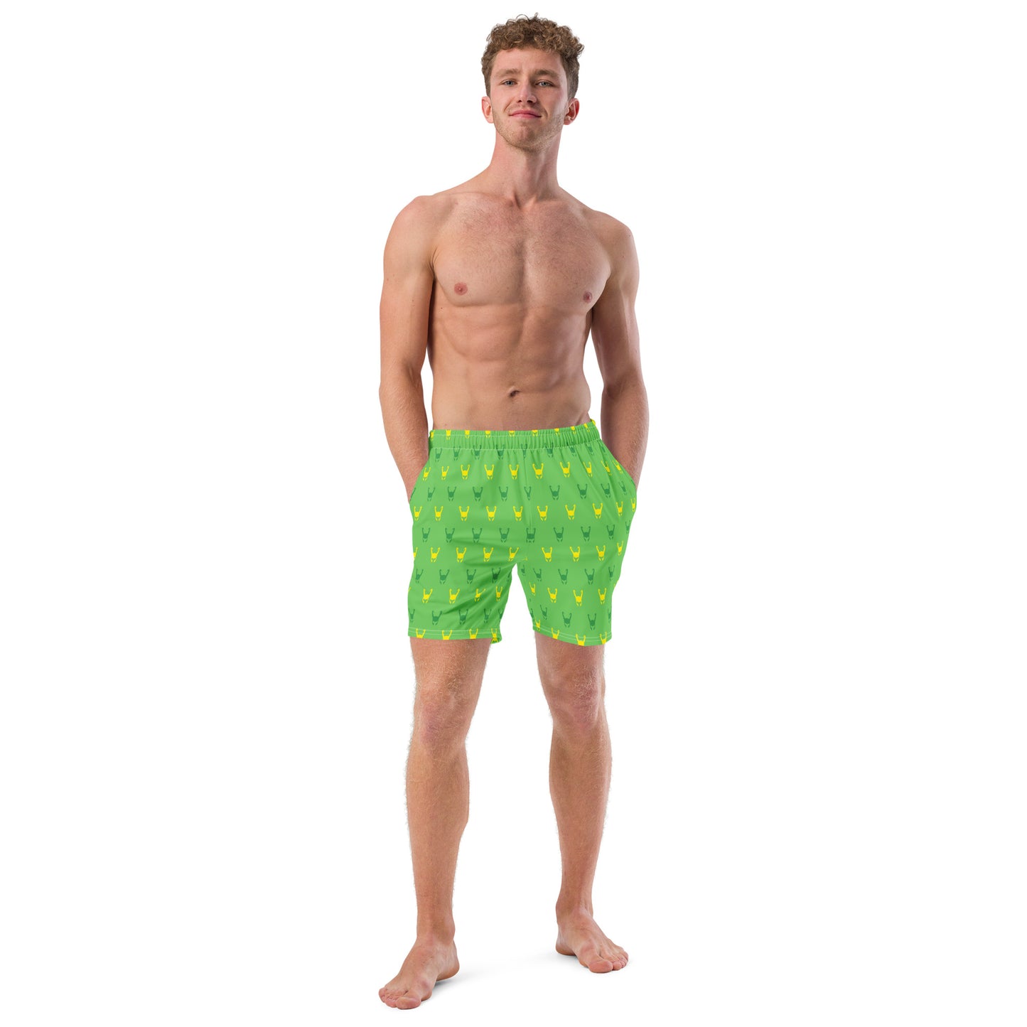 Loki Helmet (Green) Swim Trunks