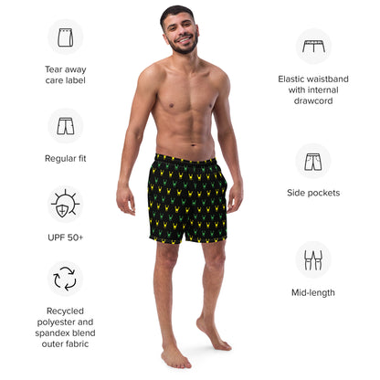 Loki Helmet (Black) Swim Trunks