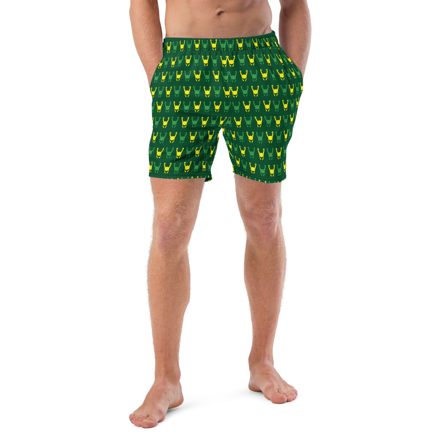 Loki Helmet (Dark Green) Swim Trunks