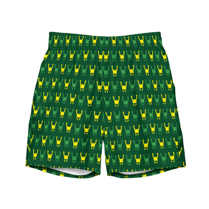 Loki Helmet (Dark Green) Swim Trunks