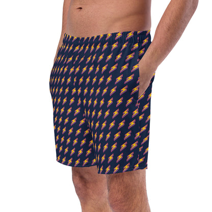 Intergalactic Lightning Bolts (Navy) Swim Trunks