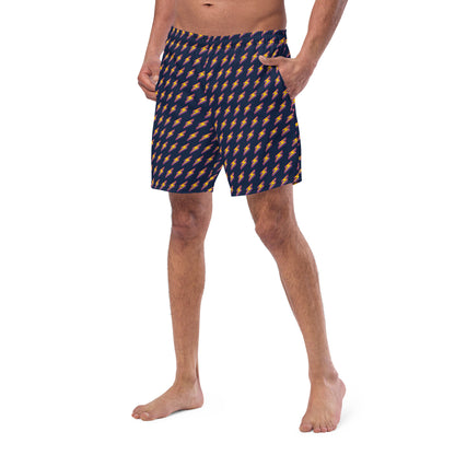 Intergalactic Lightning Bolts (Navy) Swim Trunks