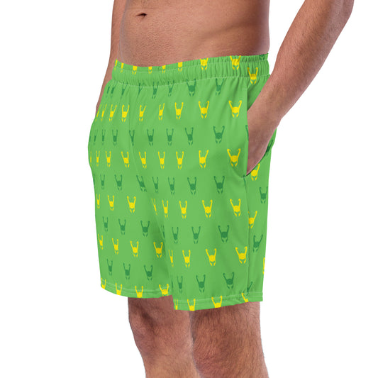 Loki Helmet (Green) Swim Trunks