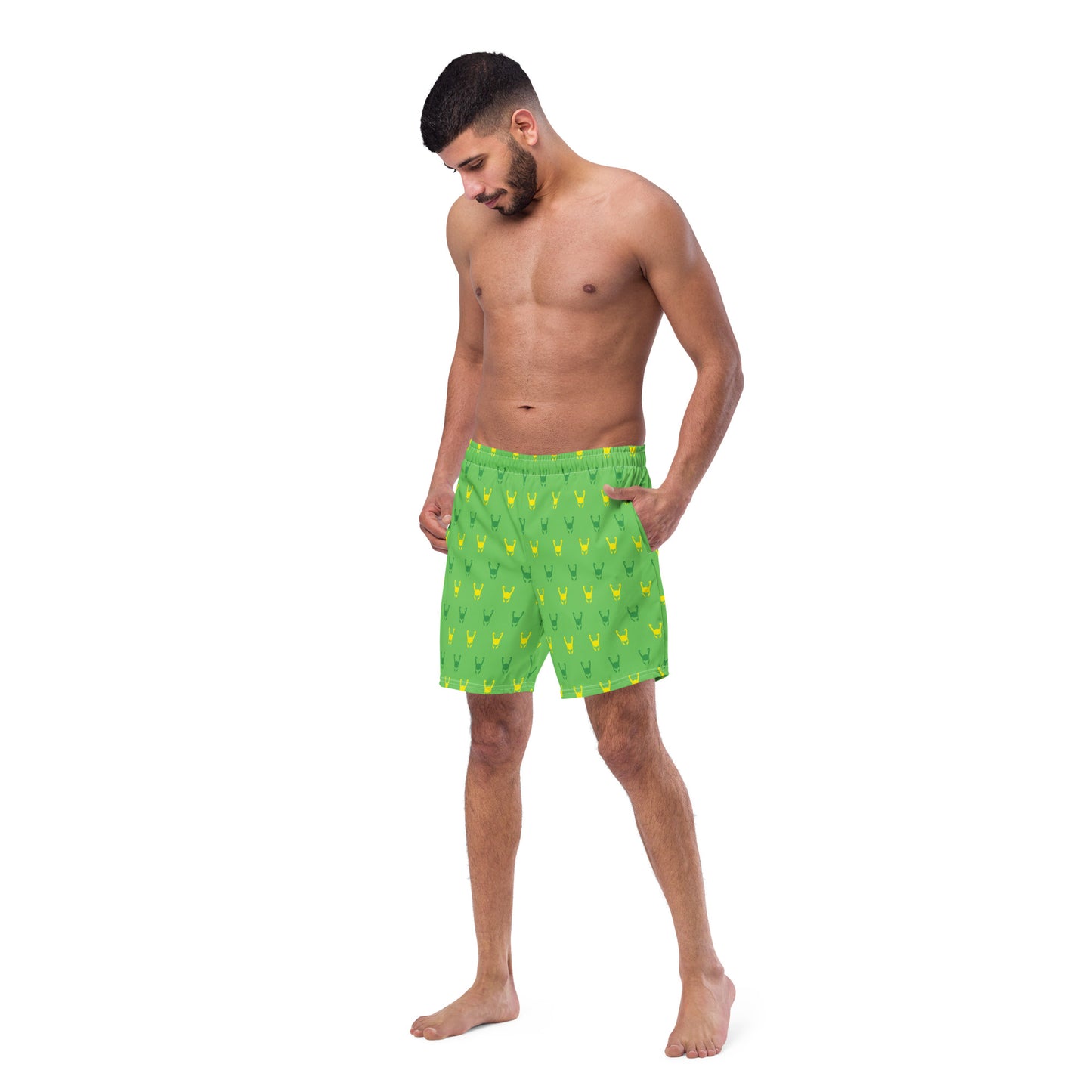 Loki Helmet (Green) Swim Trunks