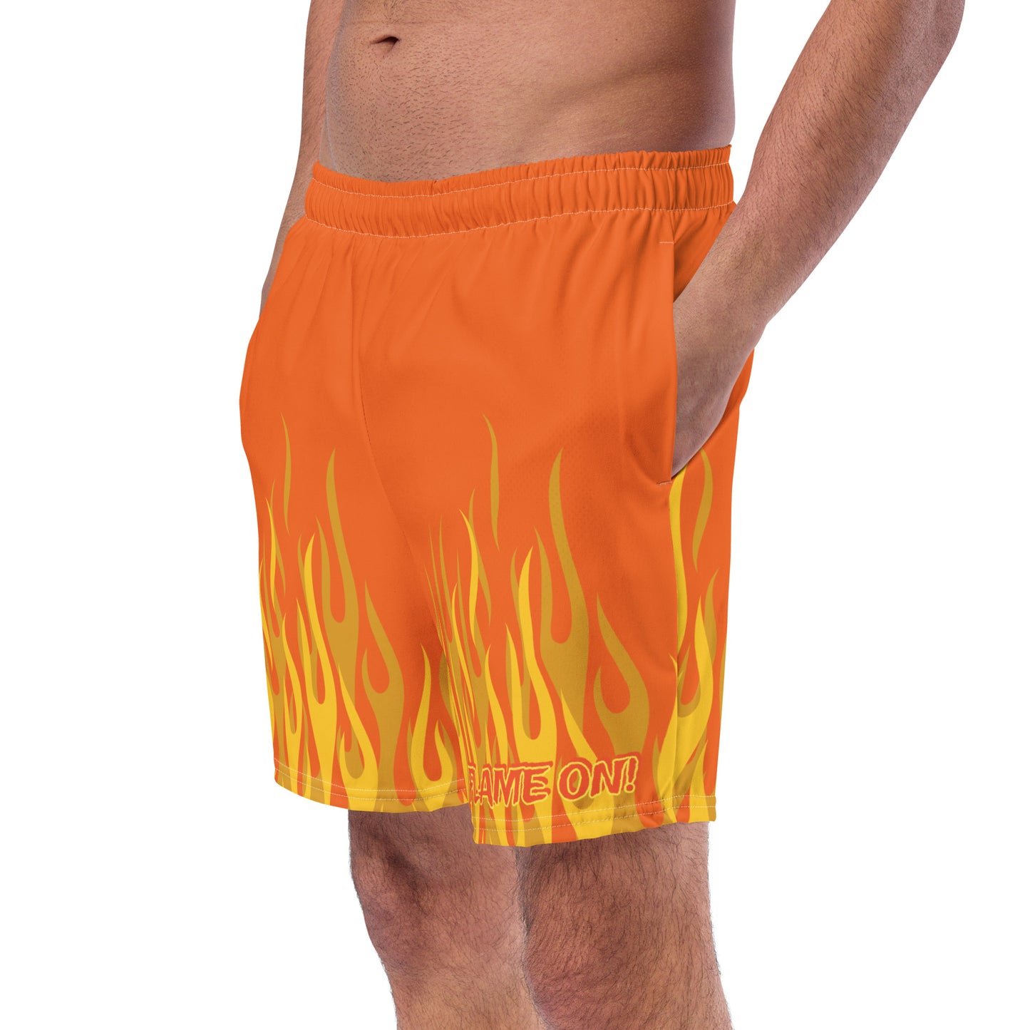 Fantastic Torch Swim Trunks "Flame On"!