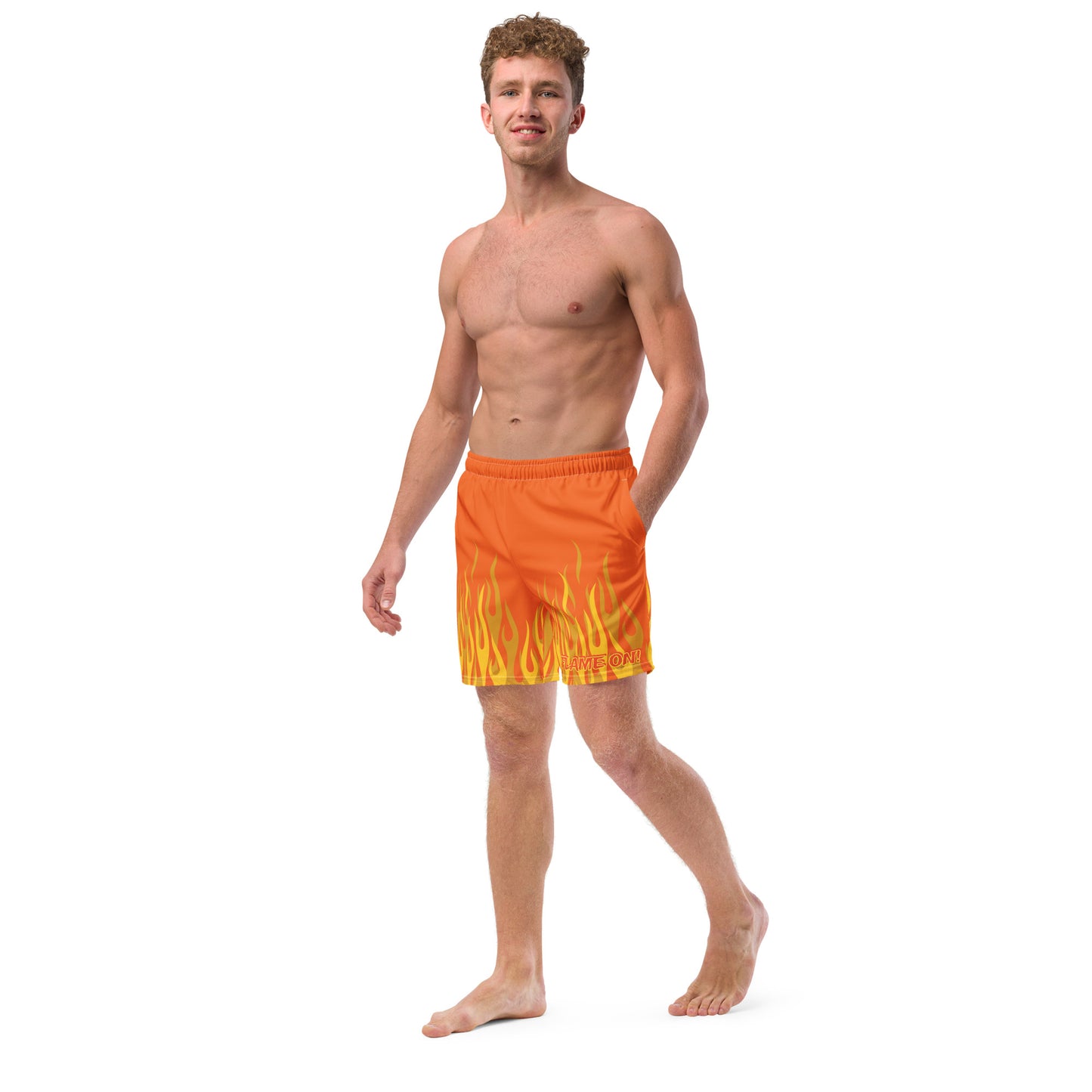 Fantastic Torch Swim Trunks "Flame On"!