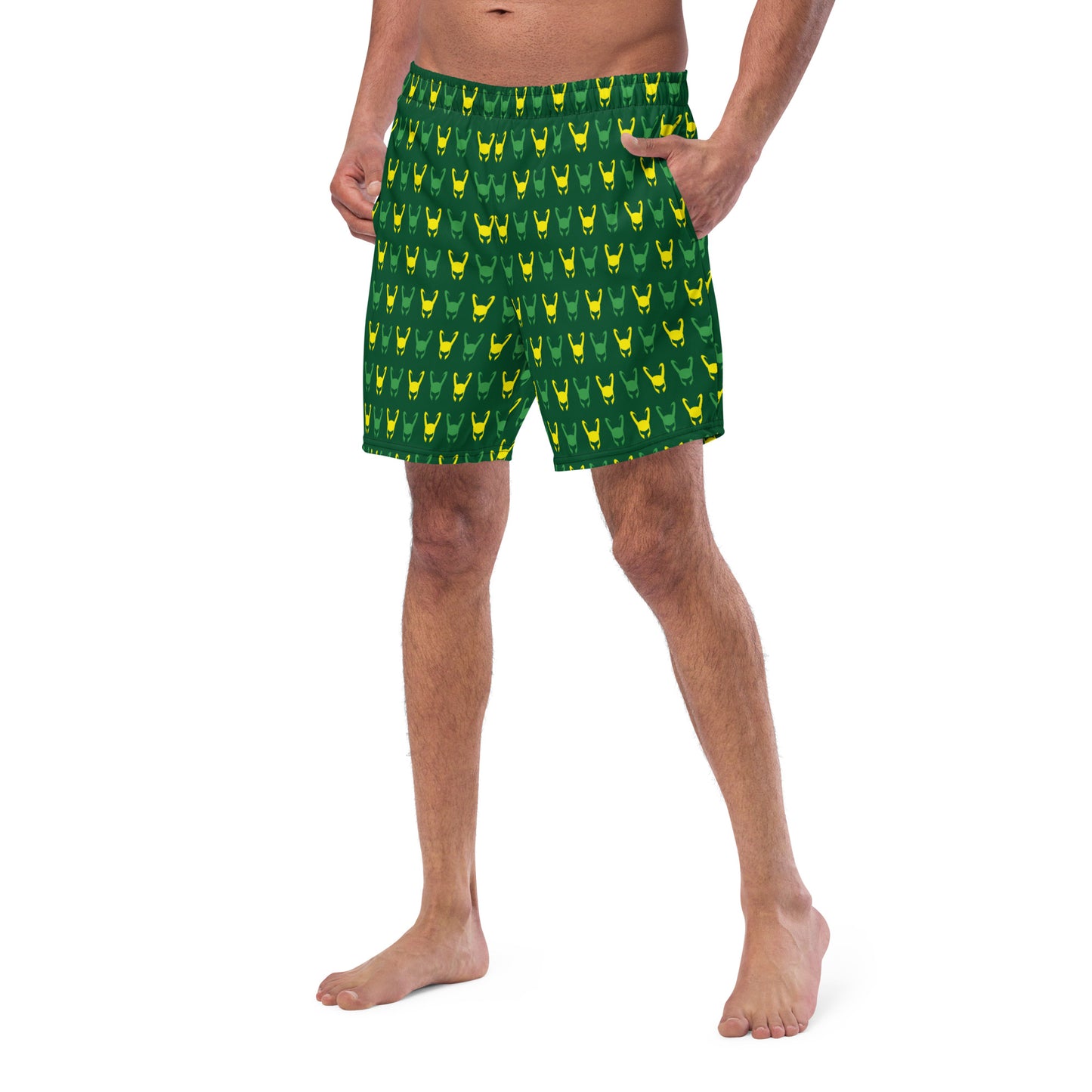 Loki Helmet (Dark Green) Swim Trunks