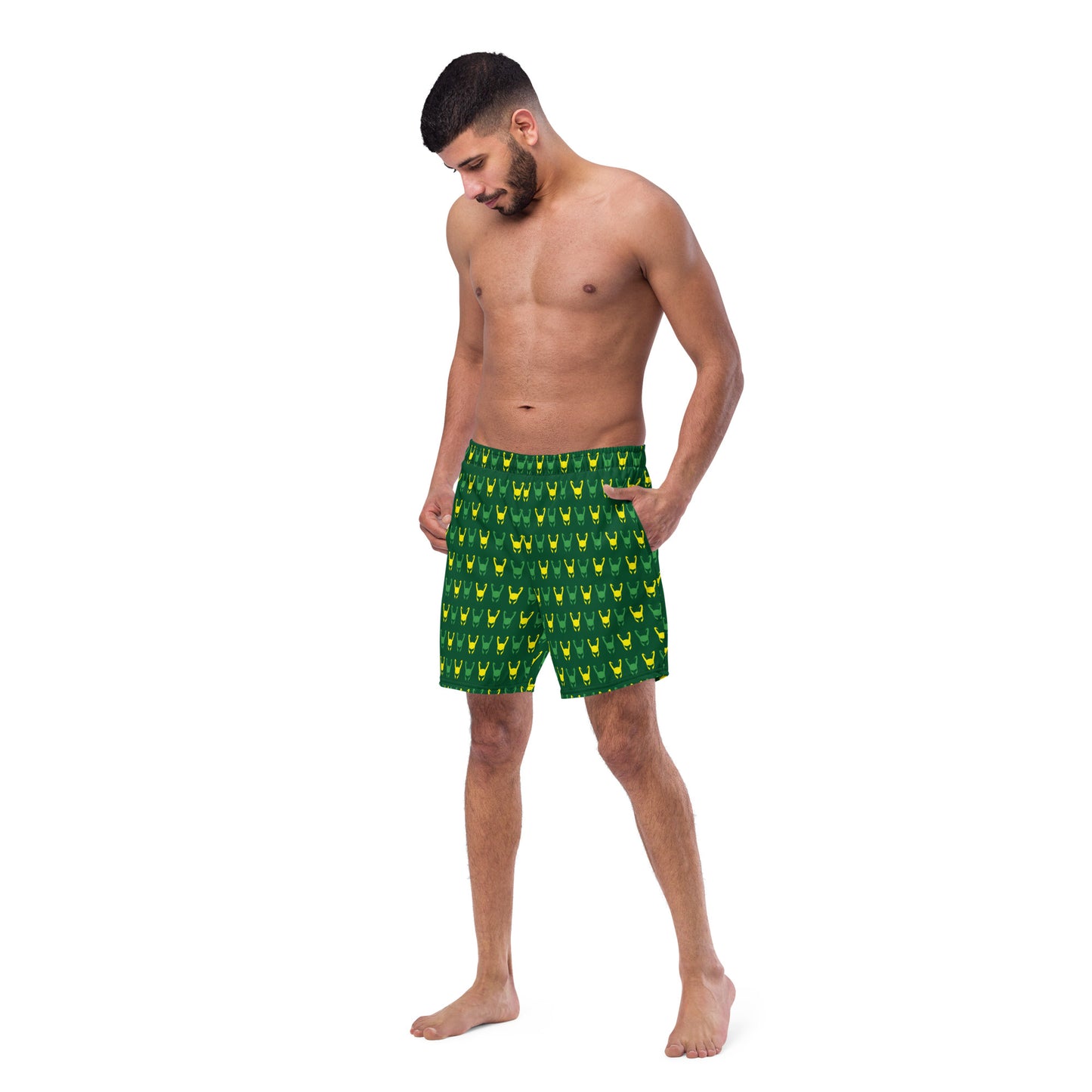 Loki Helmet (Dark Green) Swim Trunks