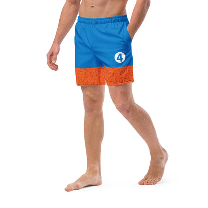 Fantastic Ben Grimm The Thing Costume Swim Trunks