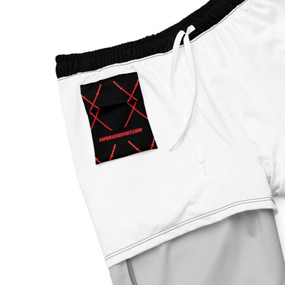 Deadpool Katanas (Black) Swim Trunks