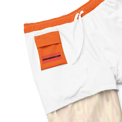 Fantastic Torch Swim Trunks "Flame On"!