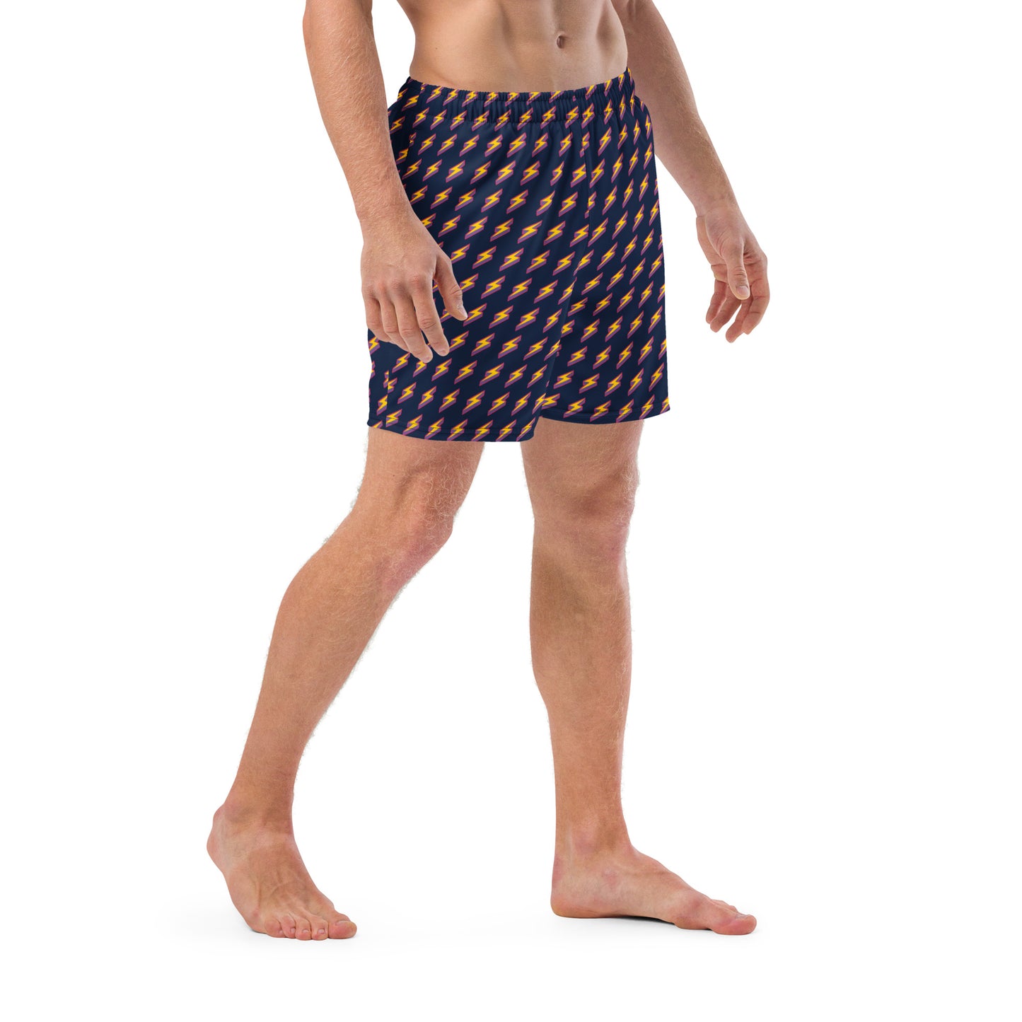 Intergalactic Lightning Bolts (Navy) Swim Trunks