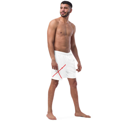 Deadpool Katanas (White) Swim Trunks