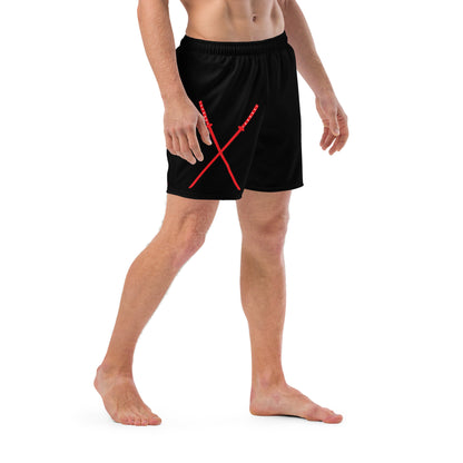 Deadpool Katanas (Black) Swim Trunks