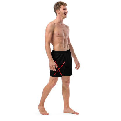 Deadpool Katanas (Black) Swim Trunks