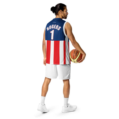 Steve Rogers Basketball Jersey