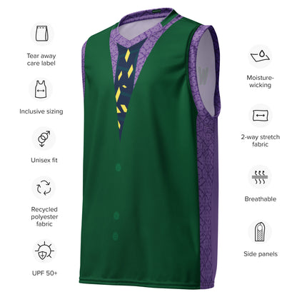 Heath Ledger's Joker Basketball Jersey