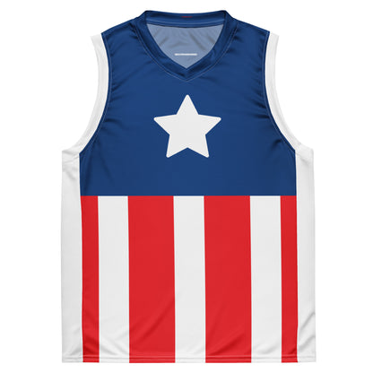 Steve Rogers Basketball Jersey