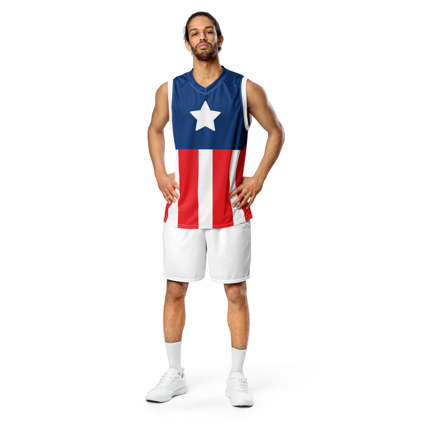 Steve Rogers Basketball Jersey