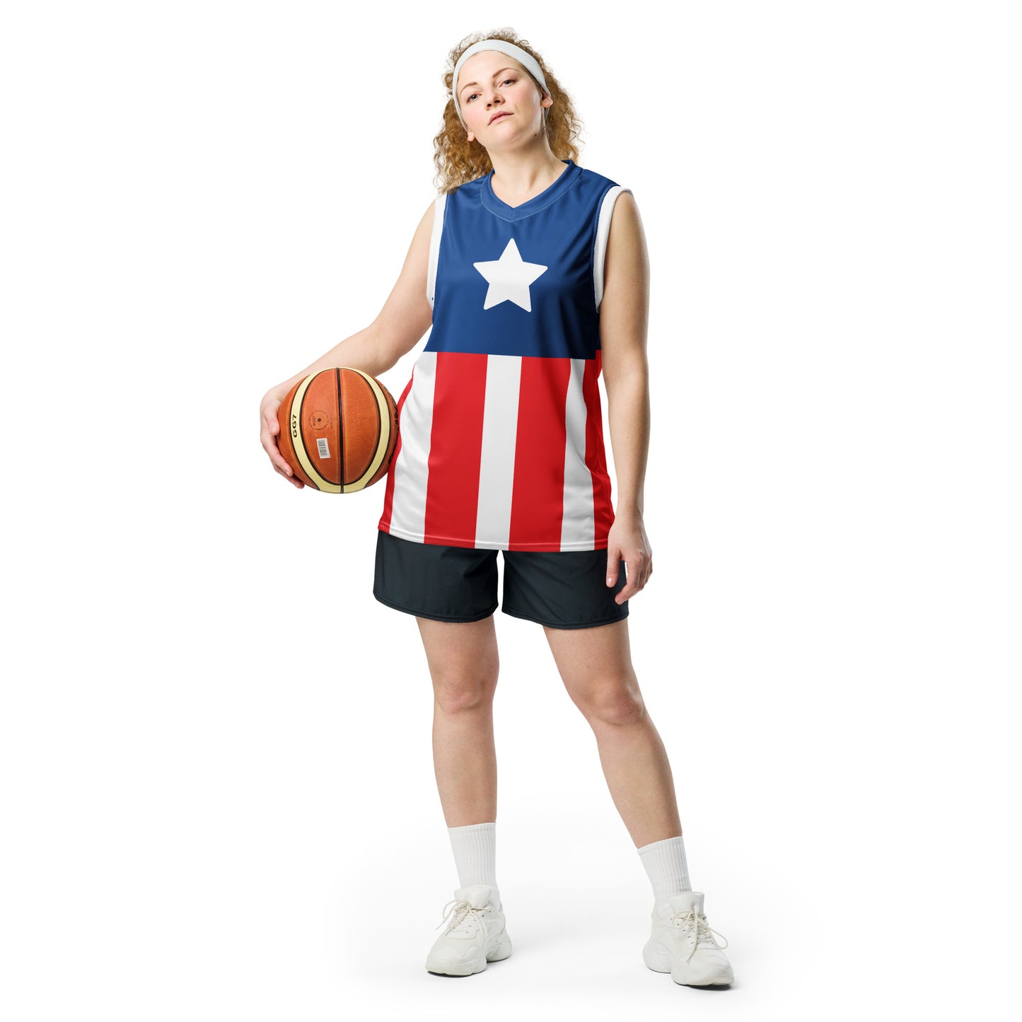 Steve Rogers Basketball Jersey