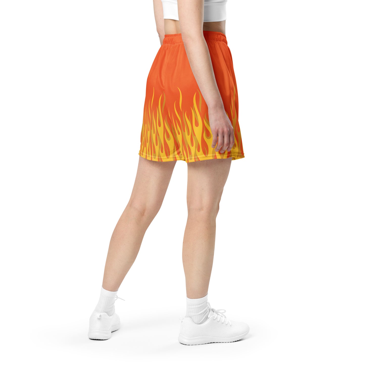 Fantastic Torch "Flame On!" Unisex Exercise Shorts