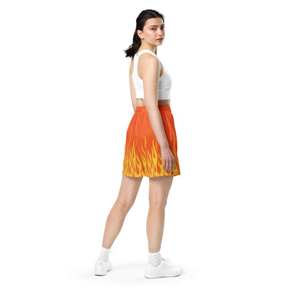 Fantastic Torch "Flame On!" Unisex Exercise Shorts