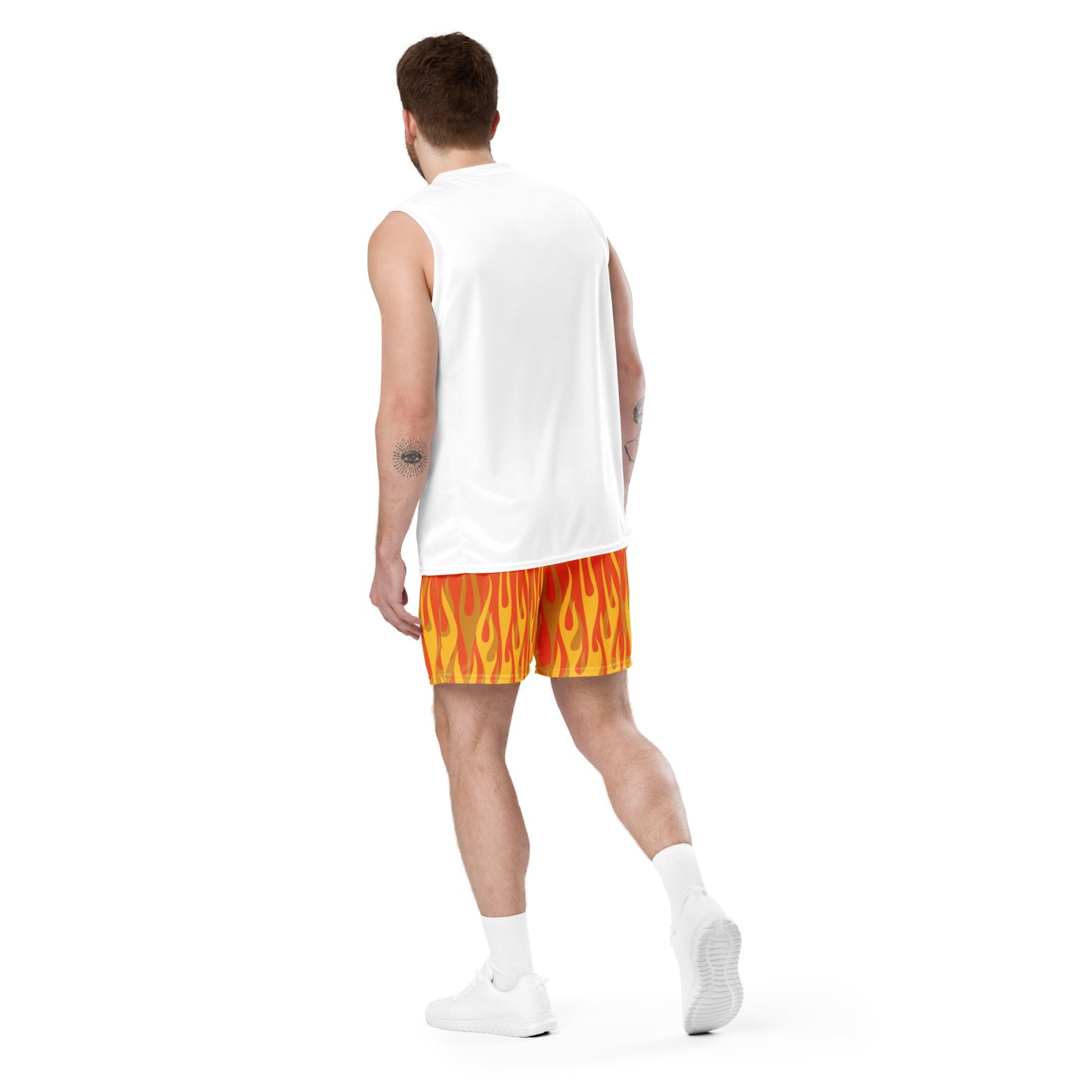 Fantastic Torch "Flame On!" Unisex Exercise Shorts