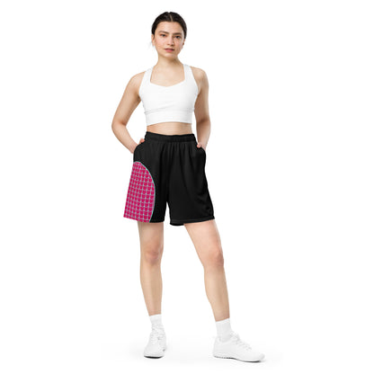 Spider-Gwen (Black) Unisex Exercise Shorts