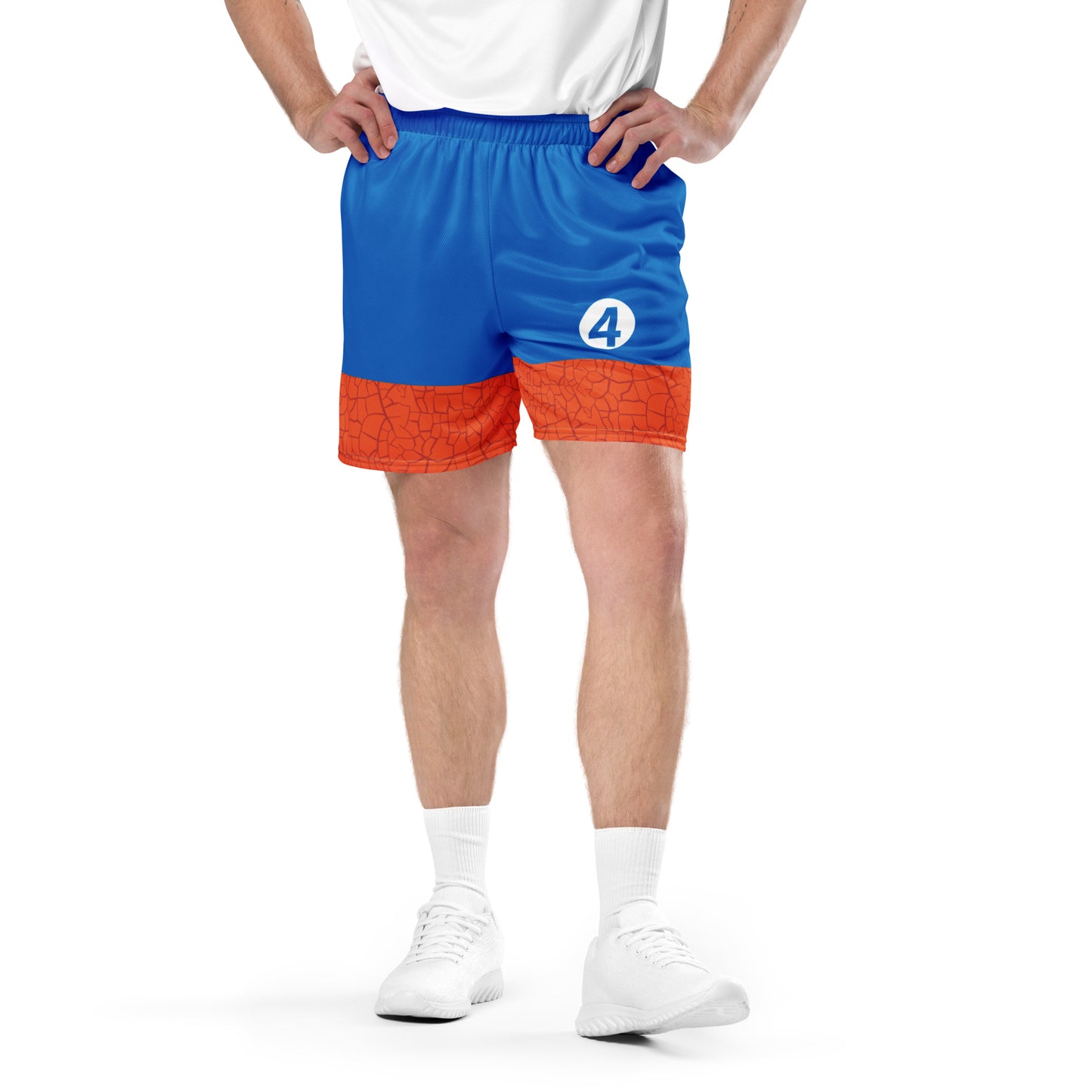 Fantastic Ben Grimm The Thing Costume Unisex Exercise Shorts