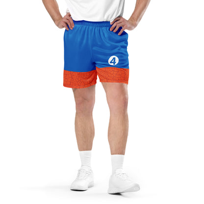 Fantastic Ben Grimm The Thing Costume Unisex Exercise Shorts