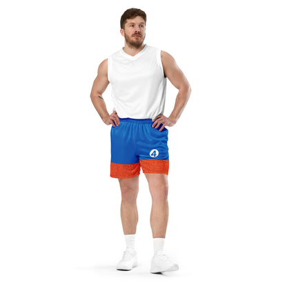 Fantastic Ben Grimm The Thing Costume Unisex Exercise Shorts