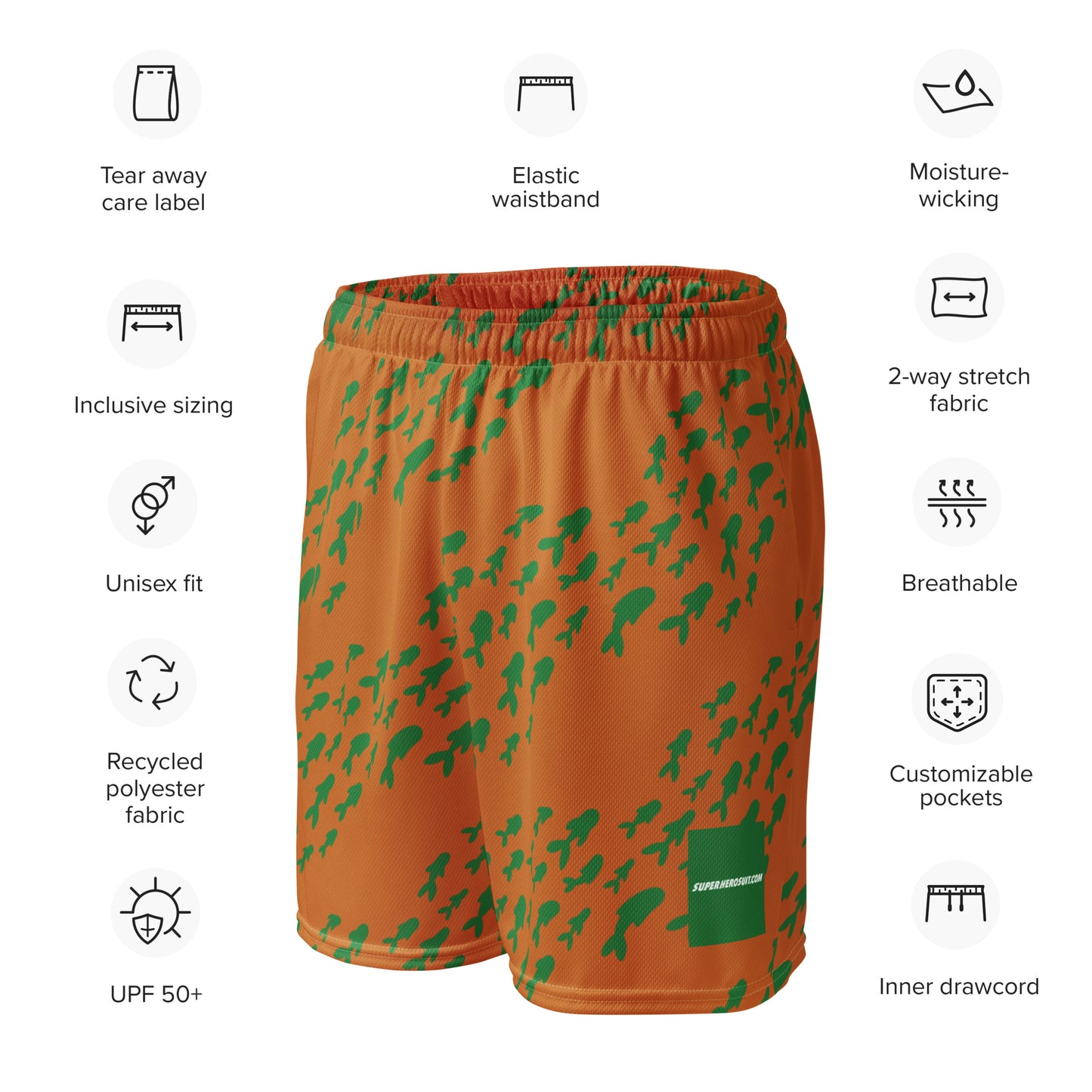 King of Atlantis Unisex Exercise Shorts