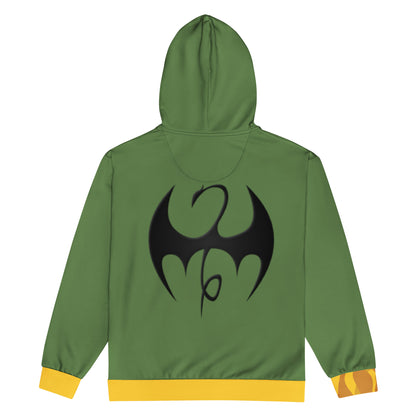 Danny Rand The Fist Costume Unisex Zip-Up Hoodie