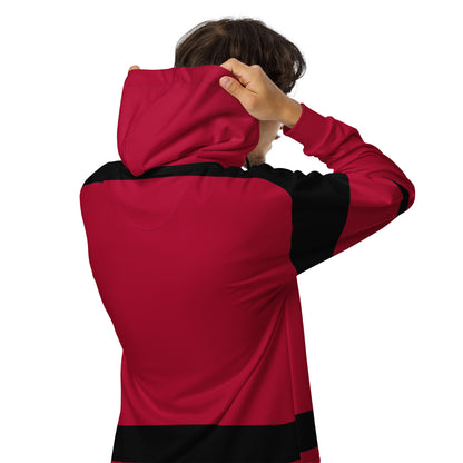 Deadpool Costume Unisex Zip-Up Hoodie