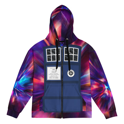 T.A.R.D.I.S Costume Unisex Zip-Up Hoodie