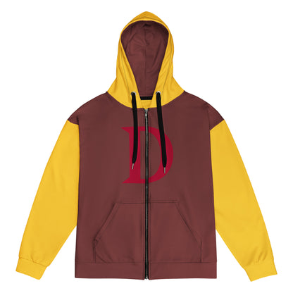 Matt Murdock Original Yellow Suit Costume Unisex Zip-Up Hoodie