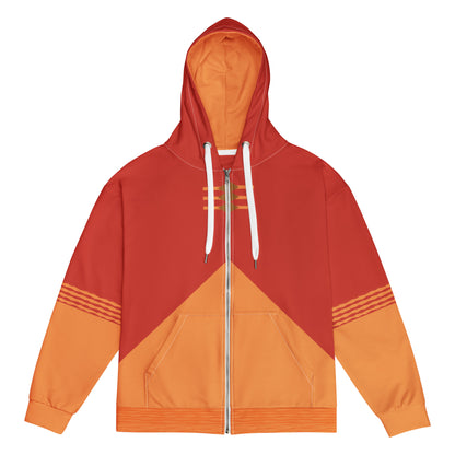 Aang Costume Unisex Zip-Up Hoodie