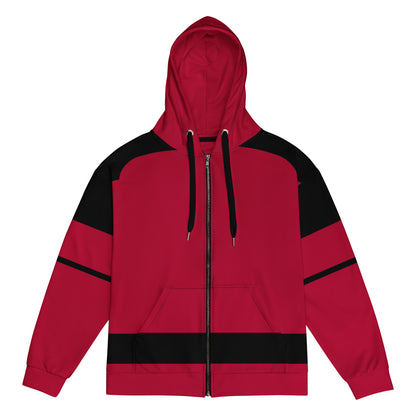 Deadpool Costume Unisex Zip-Up Hoodie