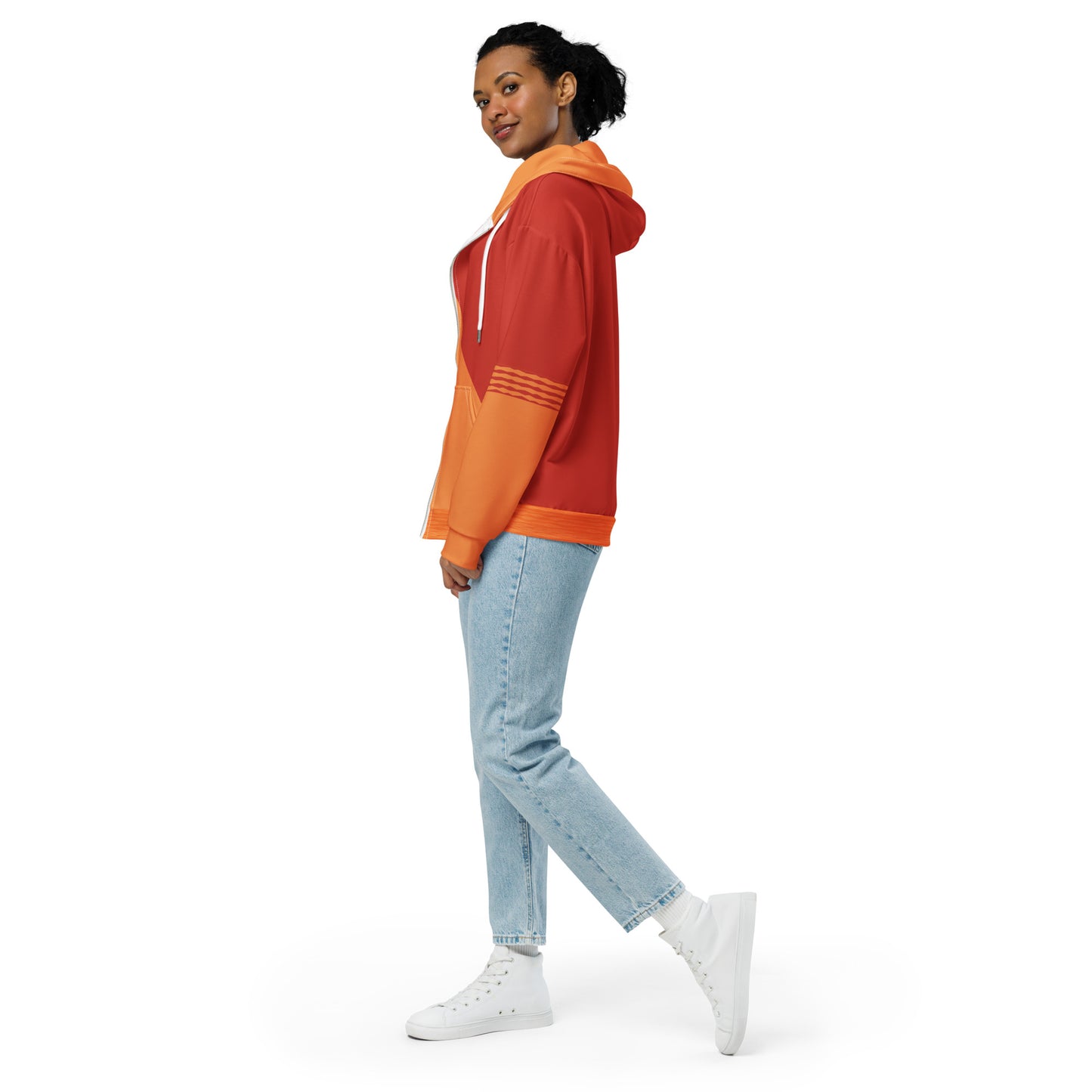 Aang Costume Unisex Zip-Up Hoodie