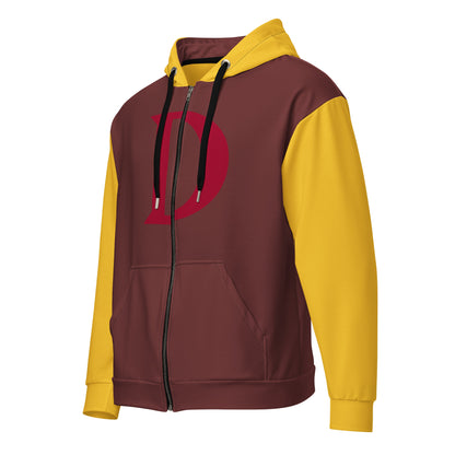 Matt Murdock Original Yellow Suit Costume Unisex Zip-Up Hoodie