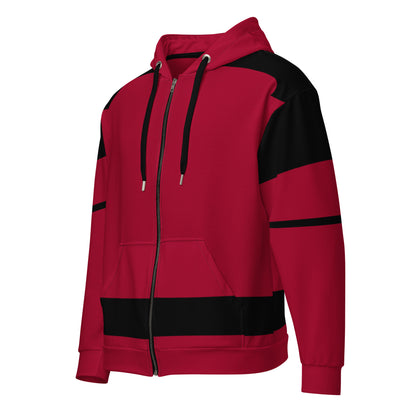 Deadpool Costume Unisex Zip-Up Hoodie