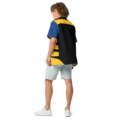 Wolverine Costume Short Sleeve Button Shirt